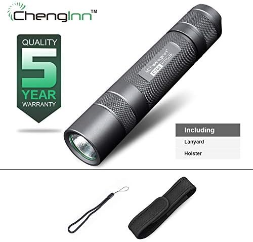 LED Flashlights Rechargeable Torch,Chenglnn Ultra Bright CREE XM-L2 U2 LED 450 lumens Waterproof Flashlight (Blue)