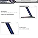 Kinsal Gaming Desk Computer Table 47 inch E Sports Racing Table with LED Light Ergonomic Comfortable Height