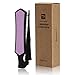 Mini Folding Detangling Brush Hairstyles Teasing Comb for Volume Hair Traval Portable Rattail Comb Backcombing Brush, Stagged 3 Tier TPEE Bristles for Fine Thin Hair, Hair Salon/ Home Use - Purple
