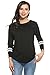 Zeagoo Women's Cotton Crew Neck 3/4 Sleeve Raglan Baseball Tee Shirt Tops