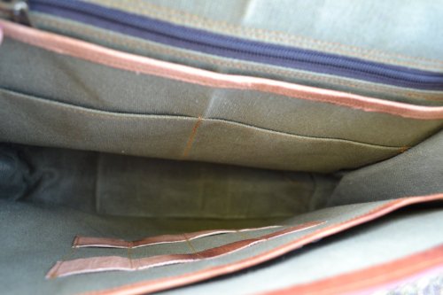 PL 16 Inch Vintage Leather Messenger Bag Briefcase / Fits upto 15.6 Inch Laptop