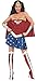 Rubies Women's Secret Wishes DC Comics Deluxe Wonder Woman Adult Sized Costumes for Themed Parties and Halloween, Blue/Red, Medium US