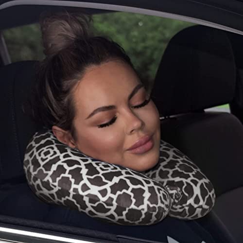 Wolf Essentials Adult Cozy Soft Microfiber Neck Pillow, Compact