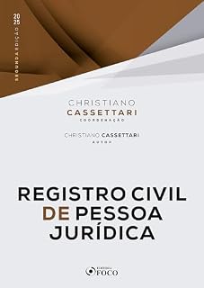 Livro Registro Civil de Pessoas Jurídicas: 2ª Ed - 2025