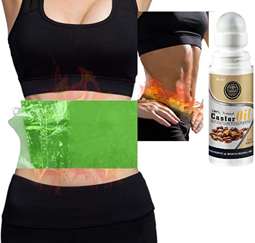 Castor Oil Pack Compress Kit, Body Wraps Anti Cellulite Stretchmarks