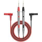 Test Leads 1000V 20A Ultra-Sharp Gold-Plated Test Probe Lead for Multimeter | Volt Meter Test leads 40.5inch / 103cm multimeter test leads for Fluke / AstroAI / Klein Multimeter Electronic Clamp tester