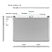 Android Tablet 10 inch 2.5D Curved Glass Touch Screen with Dual Sim Card Slots Octa Core 4GB RAM 64GB Storage 3G Unlocked Phablet Compatible with Bluetooth WiFi GPS (Silver)thumb 3