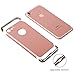 Hedonism iPhone 7 Case [Designers Series] Sleek Ultra Slim iPhone 7 Cases Suede Feel Slender Appearance+[Spare Screen Protector] for Apple iPhone 7-Rose Gold