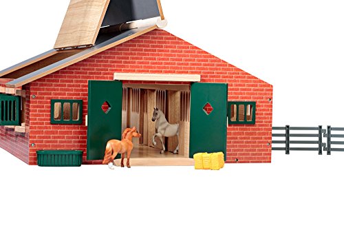 Breyer Stablemates Deluxe Horse Stable Set 19 Piece Play Set