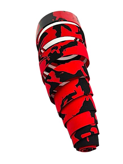 CarbonEnmy multi-colour handlebar tape, bar tape, road bike handles cork (black-red)