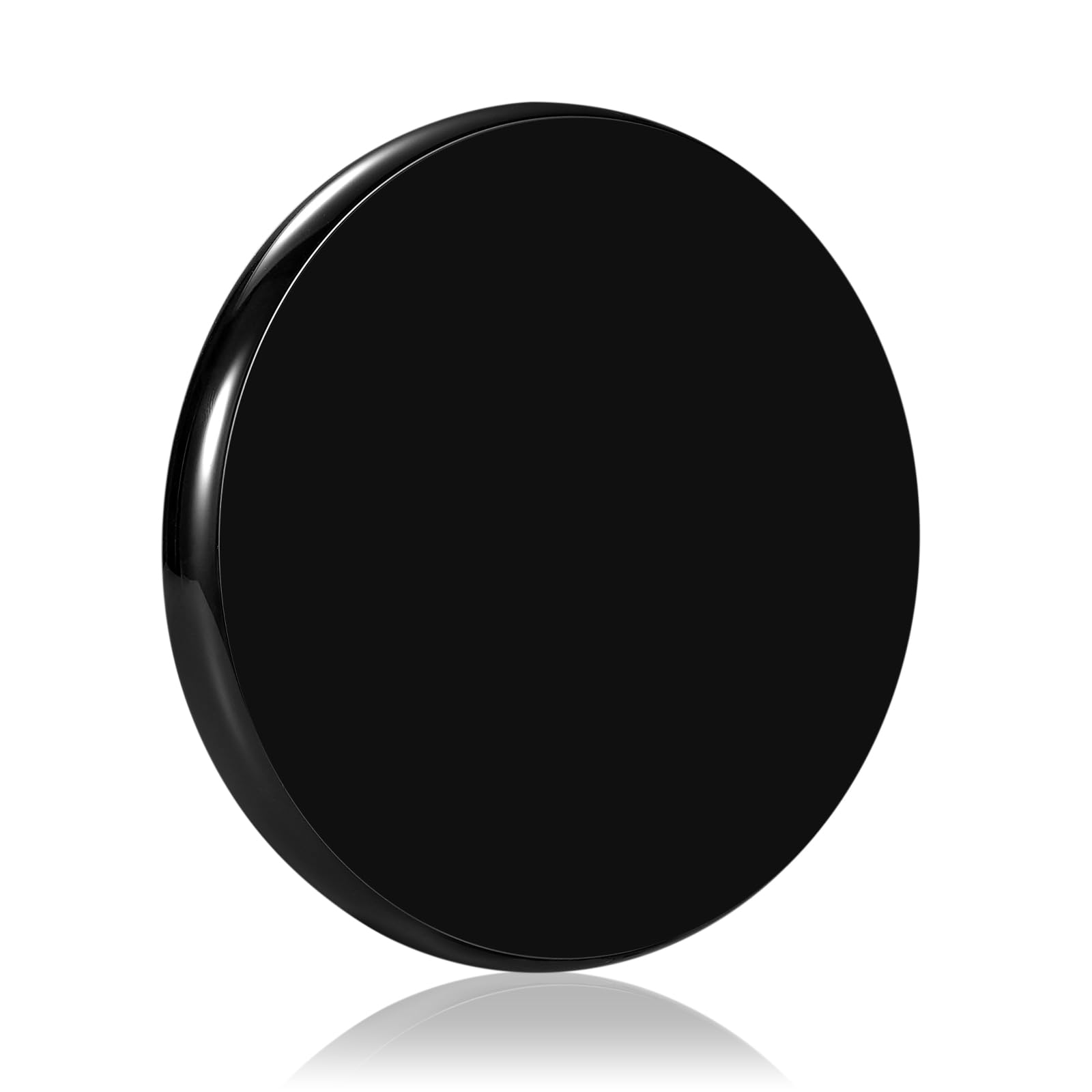 Photo 1 of Optical Glass Spinning Top Base, Double Concave Crystal, Diameter 4.72"(120mm), Thicker 0.55"(14mm), Smoother Low Friction Helps Extend Spin Time, Impact-Resistant (L, Black)