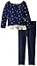 Nautica Girls' 2 Piece Set Top with Contrast Peplum with Knit Jegging
