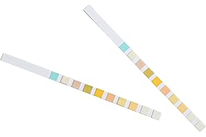 Violiica Pet Urine Test Strips 100 Pcs - 10 Parameter UTI pH Analysis Dogs Cats - Glucose Ketones Protein Blood Nitrites Urob