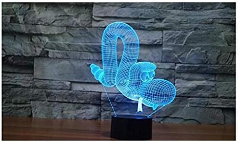 3D New Balloon Dog lamp Night Light Touch Table Desk Optical Illusion Lamps 7 Color Changing Lights Home Decoration Xmas Birthday Gift