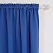 Deconovo Blackout Curtains 84 Inches Long - Thermal Insulated Bedroom Curtains, Noise Reducing Rod Pocket Curtains for Living Room (Royal Blue, 42W x 84L Inch, 2 Panels)