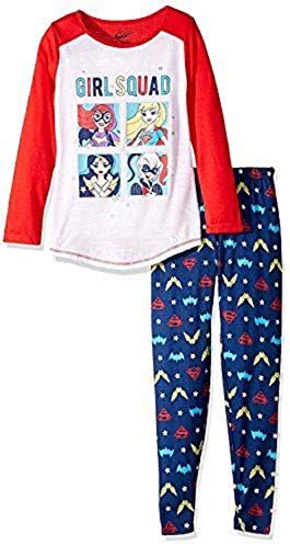 DC Comics Premium Girls Squad Super Hero Pajama Girls, Kids