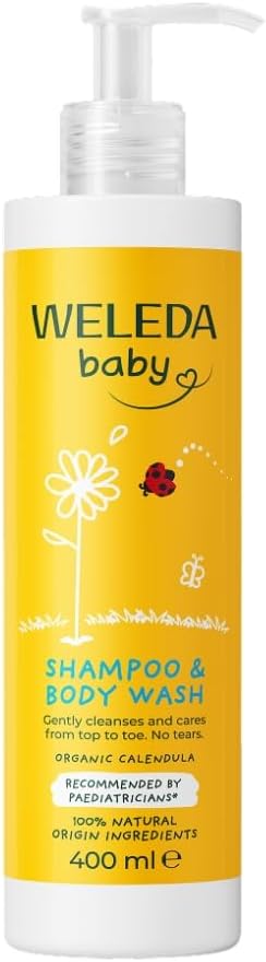 Weleda Baby Calendula 2-in-1 Shampoo & Body Wash 400 ml Large