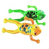 SODIAL(R) Swimming Frog Battery Operated Pool Bath Cute Toy Wind-Up Swim Frogs Kids Toy #1