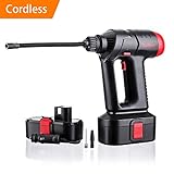 Audew Cordless Air Compressor, Portable Tire Inflator, Hand Held Air Pump with Digital LCD Rechargeable Li-ion 12V 150PSI