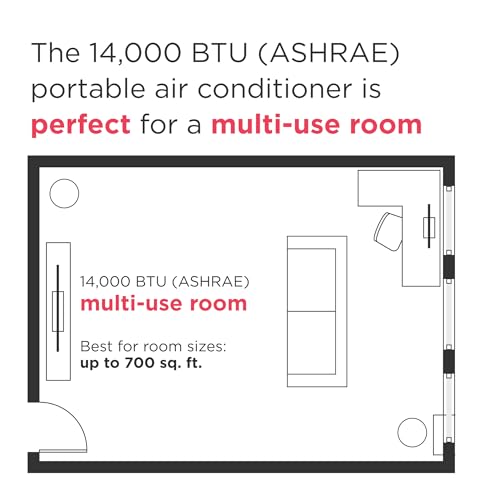 Frigidaire Gallery 14,000 BTU Inverter Portable Room Air Conditioner with Dehumidifier Mode