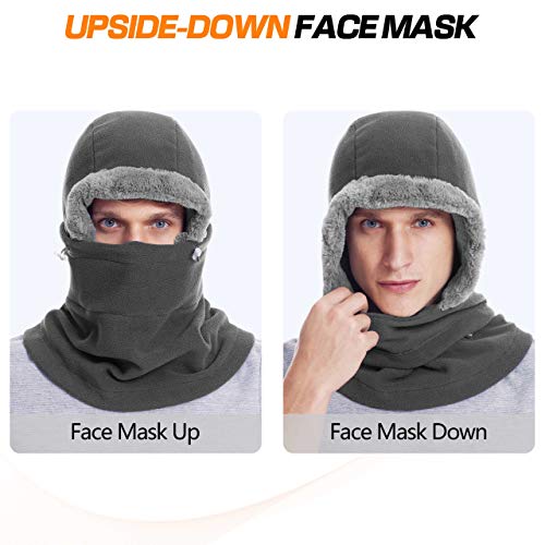 DIMPLES EXCEL Balaclava Fleece Hood Winter Warmer