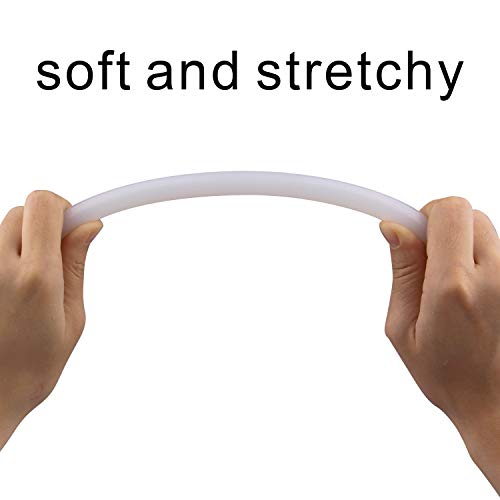 Silicone Tubing - 1/2"ID 5/8" OD Food Grade Flexible Thick for Homebrewing Pump Transfer 3 Meters(10ft) Length - Thumbnail 2