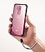 Ringke Fusion Compatible with LG G7, G7 ThinQ Case Crystal Clear PC Back Anti-Cling Dot Matrix Technology Lightweight Transparent TPU Bumper Drop Protective Cover - Orchid Purple