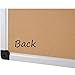 XBoard Blue Bulletin Board 36 x 24 in, Wall Mounted Fabric Message Notice Board with Aluminum Framed for Home Office School