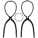 Dreamlover Wig Head Stand, Tall Wigs Stand for Long Wigs, 2 Pack