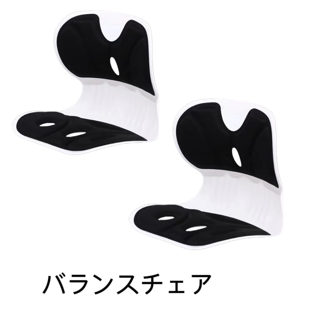 ランバーサポート 高反発メモリー綿 椅子 バランスチェア セット M & L