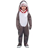EraSpooky Kids Shark Hooded Costume Halloween Cute Animals Fancy Dress