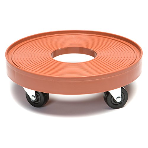 DeVault DEV3015TC 12 Inch Plant Dolly with Hole Terra Cotta