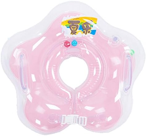 Neverold Inflatable Flower Shape Swimming Rings for Toddler Baby Kids Swim Float (Pink)