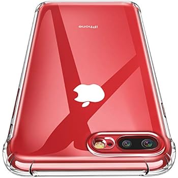 CANSHN iPhone 8 Plus Case Clear iPhone 7 Plus/ 8 Plus Case with Shock Absorption Technology Bumper Protective Case for iPhone 7 Plus (2016)/iPhone 8 Plus (2017) - Clear