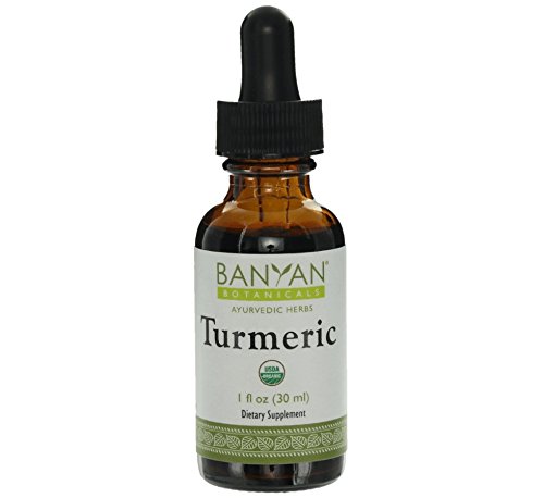 Banyan Botanicals Turmeric Liquid Extract, USDA Organic, 1 oz - Extra Strength Tincture, Rapid Absorption and Assimilation - Supports Digestion, Overall Health, and Well-being.