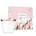 Rose Gold Plastic Cups | 9 oz 60-Count | Elegant Rose Gold Party Cup Set | Clear Plastic Cups with Rose Gold Rim | Perfect Party Supplies & Decorations for any Wedding, Baby Shower or Special Event