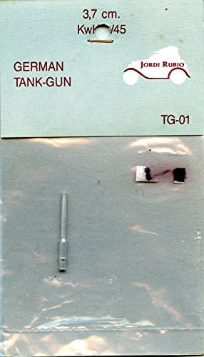 Jordi Rubio 1:35 3.7cm KwK L/45 German Tank Gun #TG-01