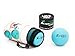 Massage Therapy Balls By ActiveProZone ● Best 4 Deep Pressure, Trigger Point, Myofascial Release & Physical Therapy ● Used in Yoga, Pilates ● Instant Tension & Pain Relief ● Relax Sore Muscles ● Set of 2 Extra Firm Rubber Balls Sized ø2¾ʺ w/Mesh bag
