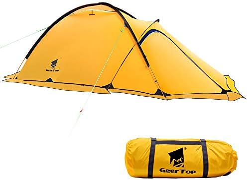 Geertop Portable 2 Person 4 Season Camp Tent Waterproof Backpacking Tent Double Layer All Weather For Camping Hiking Travel Climbing Mountaineering Easy Set Up Buy Online At Best Price In Uae Amazon Ae