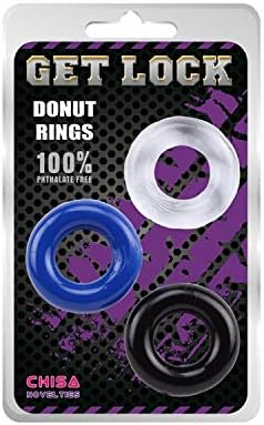 3pcs/Delay Ring Silicone Massage Ring(Multicolor)