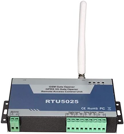 RTU5025 2G Door Opener Authorized 999 Users Open Gate Shutter Garage Door for Car Park - Security & Protection Security Gadgets - 1 x RTU5025 Panel, 1 x GSM Antenna