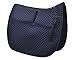 ECP Equine Comfort Products Contoured Correction Dressage Saddle Pad with Adjustable Memory Foam Shims, Quilted Poly-Cotton Design, Pressure Relief for Horses with Swayback or Muscle Loss