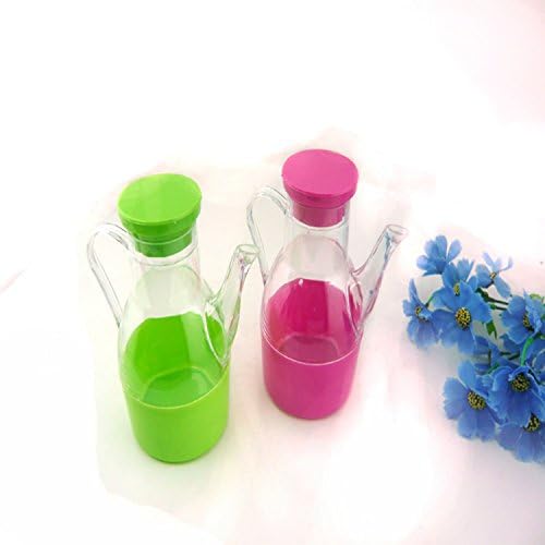 2 Pcs Pp Plastic Oil Seasoning Pot Cooking Tools Tableware Oiler Vinegar Soy Sauce Bottle Gravy Boats Kitchen Gadgets Home Dining Bar Accessories