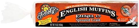 Ezekiel 4:9 Sprouted Whole Grain English Muffins 454g