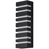 Maxim Lighting 86264BK Keyes - 22W 1 LED Outdoor Wall Sconce-20 Inches Tall and 6.75 Inches Wide