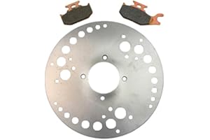 Factory Spec, (1) FS-2002 (1) FS-427, Rear Disc Brake Rotor & Pads for Yamaha fits 2000-2002 Kodiak 400 & 2003-2004 Kodiak 450