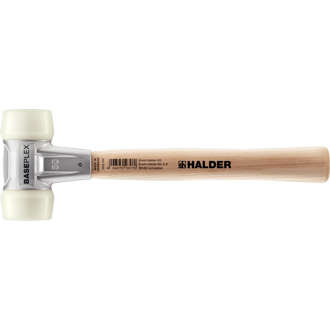 Halder 3908050 50 mm Nylon EH 3908 "Baseplex" Soft-Face Mallet - Multi-Colour