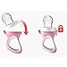 2 Pack Fresh Fruit Silicone Nipple Teething Toy-Fresh Fruit Feeder for kids Bonus 3 Pcs Replacement Silicone Pouches