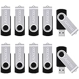 AUXCOO 16GB Thumb Drive (10 Pack), USB 2.0 Flash Drive Memory Stick Jump Drive