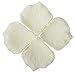 Simplicity 500pcs Silk Flower Rose Petals Wedding Party Decoration, Ivory